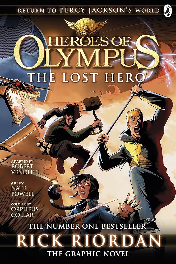 Heroes of Olympus: The Lost Hero: The Graphic Novel cover image