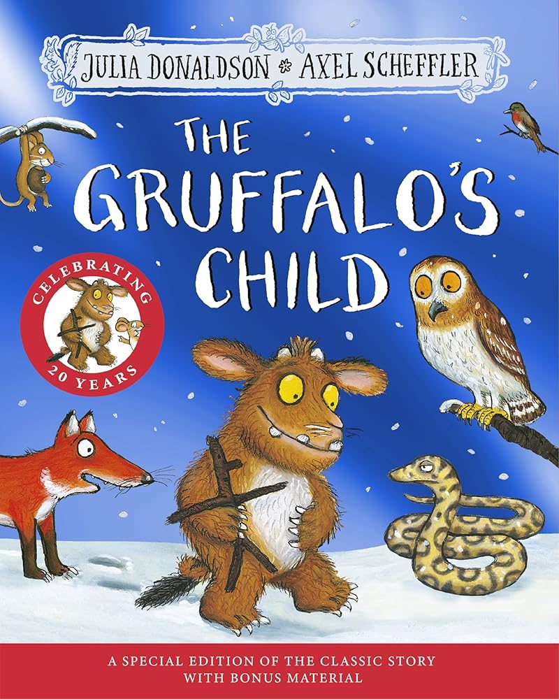 The Gruffalo's Child 20th Anniversary Edition: with a shiny blue foil cover and fun activities to make and do! cover image