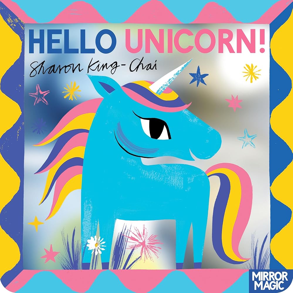 Hello Unicorn!: A magical mirror search-and-find book cover image