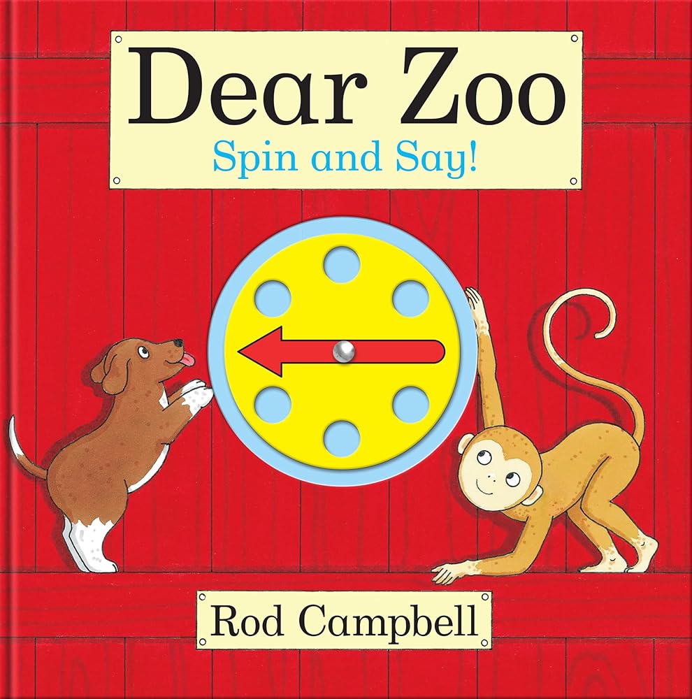 Dear Zoo Spin and Say!: An interactive spinner book based on the bestselling preschool classic cover image