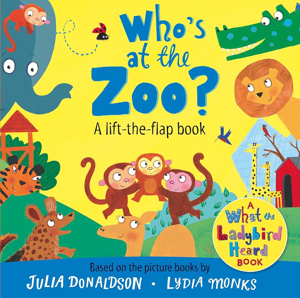 Who's at the Zoo? A What the Ladybird Heard Lift-the-flap book cover image