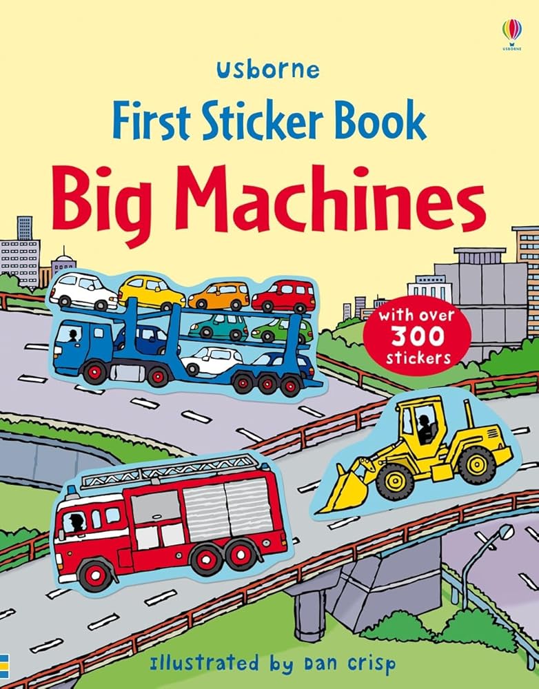 Big Machines Sticker Book cover image