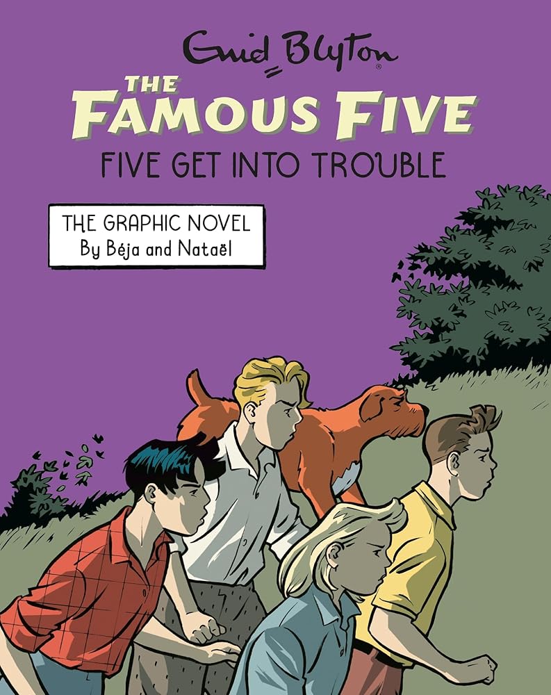 Hodder Stoughton Famous Five Graphic Novel Five Get Into Trouble Book 5. cover image