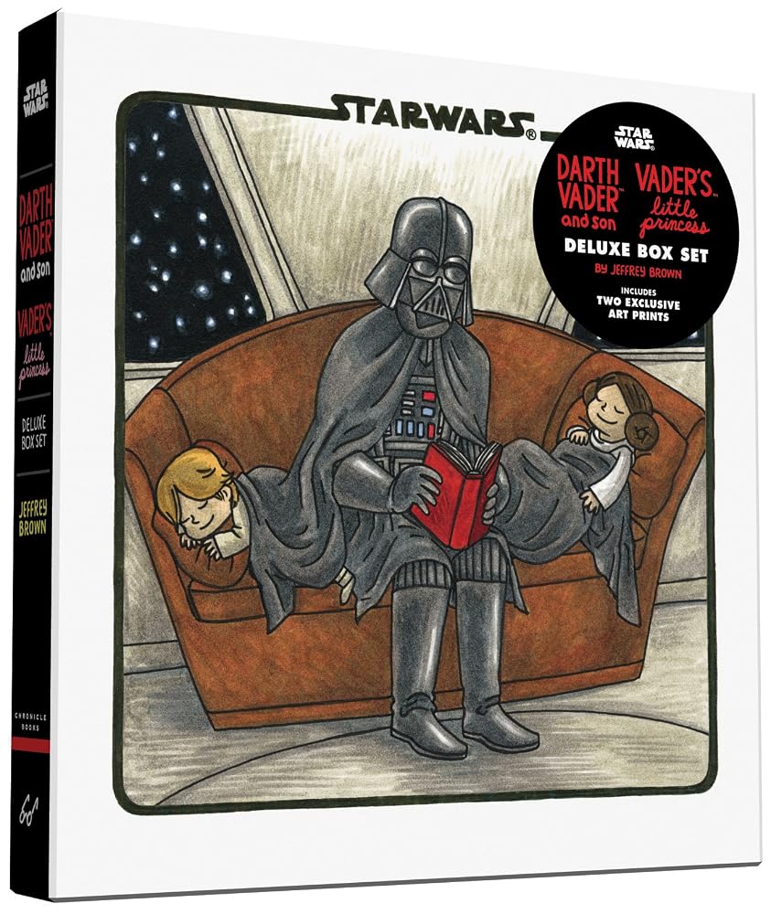 Darth Vader & Son / Vader's Little Princess Deluxe Box Set (includes two art prints) (Star Wars): (Star Wars Kids Books, Star Wars Children's Books, ... Gifts for Kids) (Star Wars x Chronicle Books) cover image