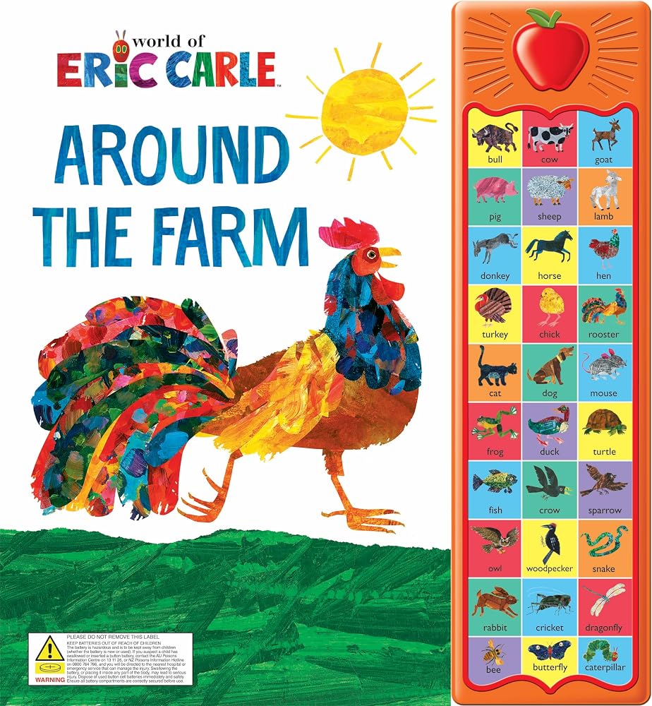 Eric Carle Around The Farm Apple Play A Sound cover image