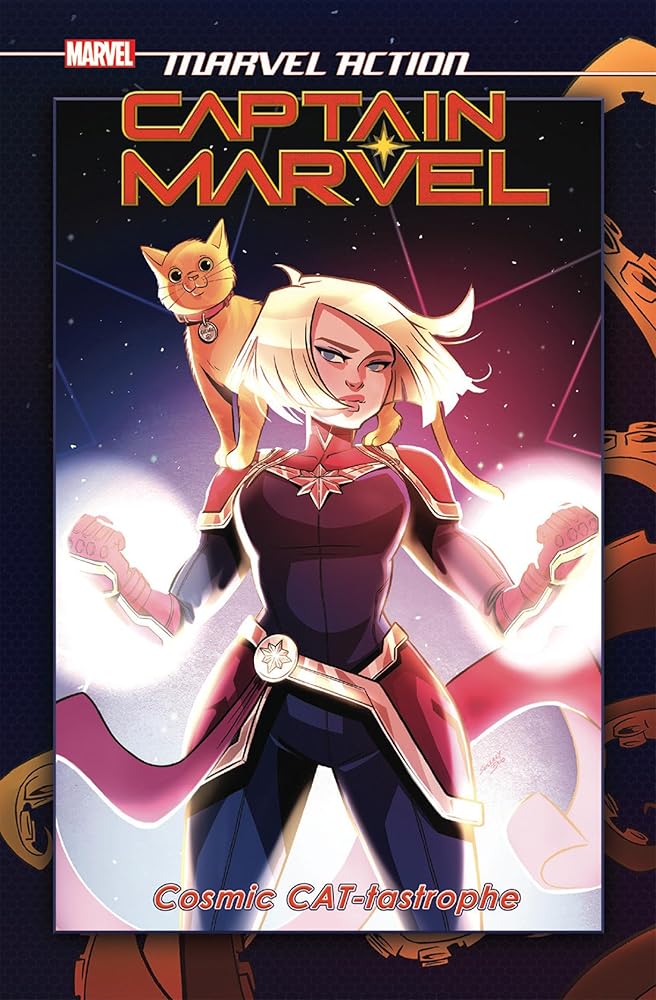 Marvel Action: Captain Marvel: Cosmic CAT-tastrophe (Book One) cover image