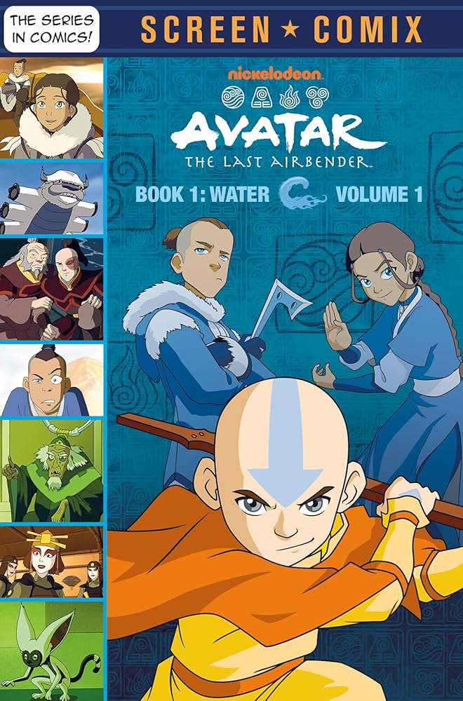 Avatar the Last Airbender: Book 1: Water, Volume 1 (Nickelodeon: Screen Comix) cover image