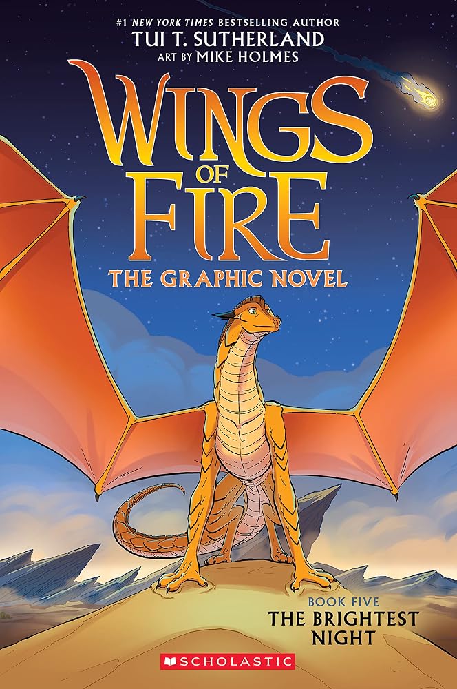 The Brightest Night: The Graphic Novel (Wings of Fire, Book Five) cover image