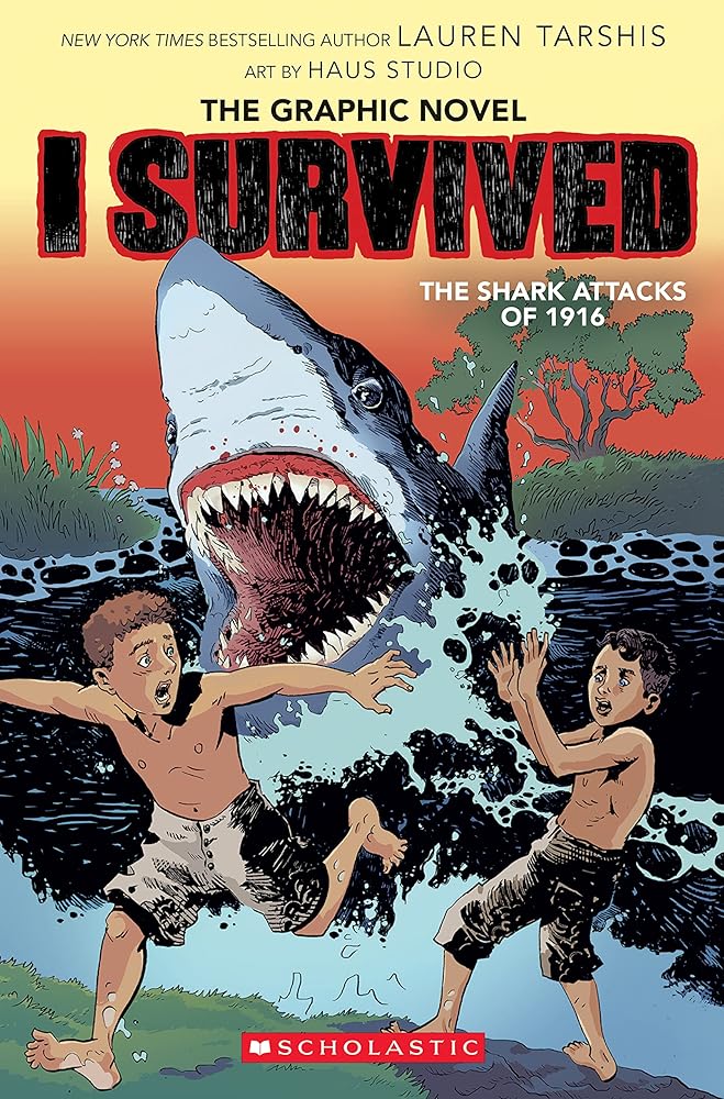 I Survived the Shark Attacks of 1916 (The Graphic Novel) cover image