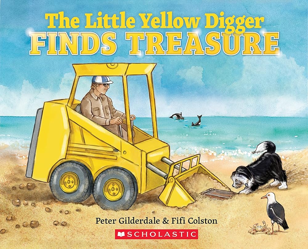 The Little Yellow Digger Finds Treasure cover image