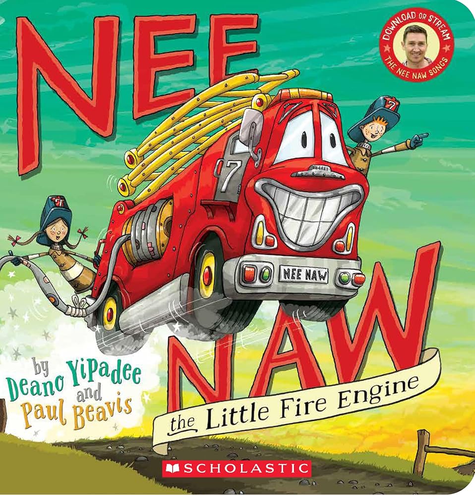 Nee Naw the Little Fire Engine (Board Book Edition) cover image