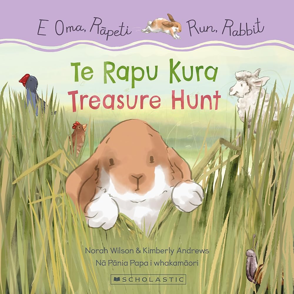 Run, Rabbit: Treasure Hunt / E Oma, Rapeti: Te Rapu Kura (Bilingual Edition) cover image