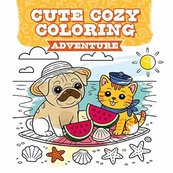 Cute Cozy Coloring: Adventure cover image