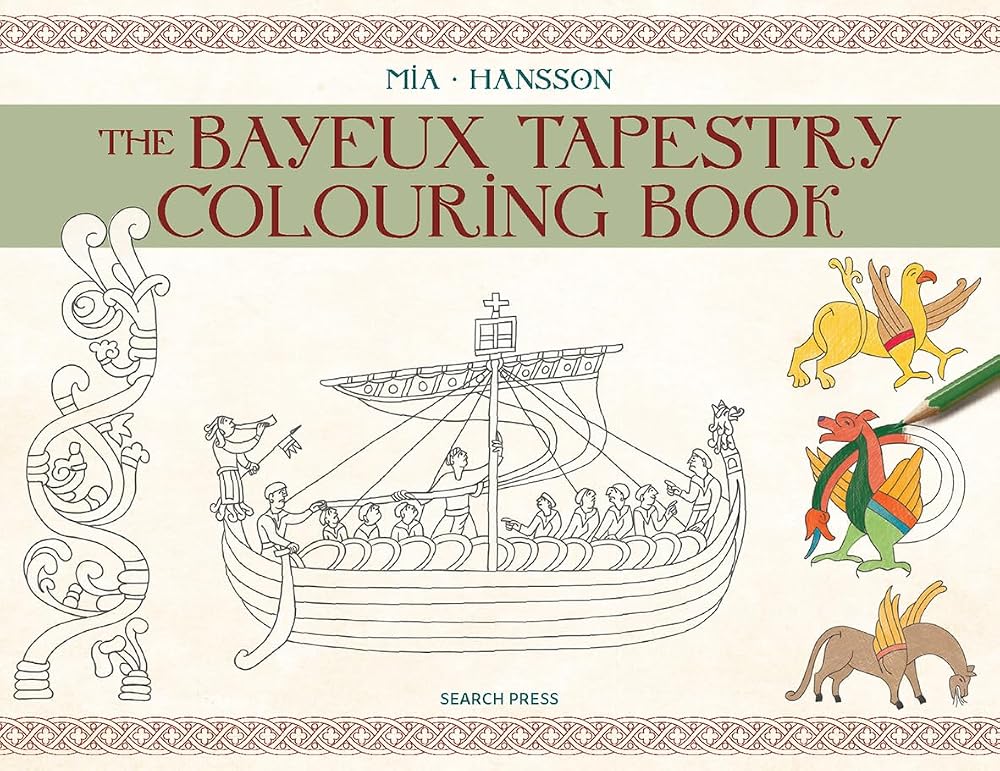 The Bayeux Tapestry Colouring Book cover image