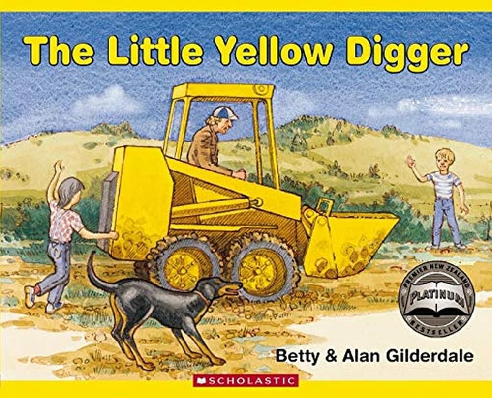 The Little Yellow Digger (Read by Reading) cover image