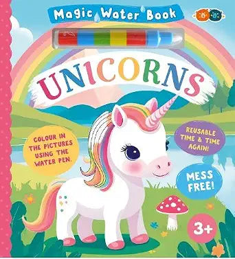 Buddy and Barney Ltd Magic Water Book - Unicorns. cover image