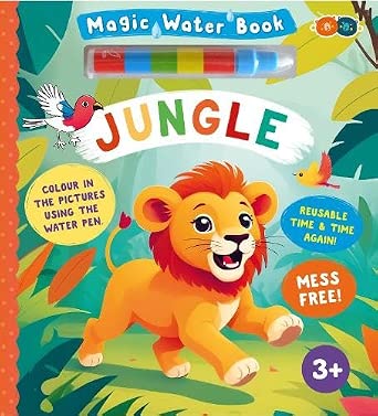Buddy and Barney Ltd Magic Water Book - Jungle. cover image