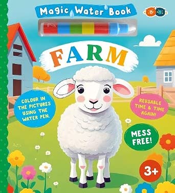 Buddy and Barney Ltd Magic Water Book - Farm. cover image