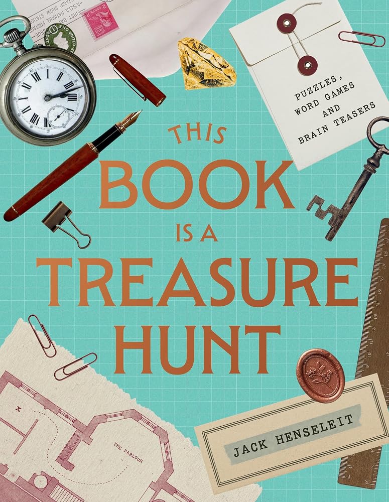 This Book Is a Treasure Hunt: Puzzles, word games and brain teasers cover image