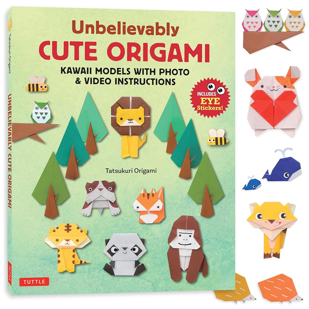 Unbelievably Cute Origami: Kawaii Models with Photo & Video Instructions cover image