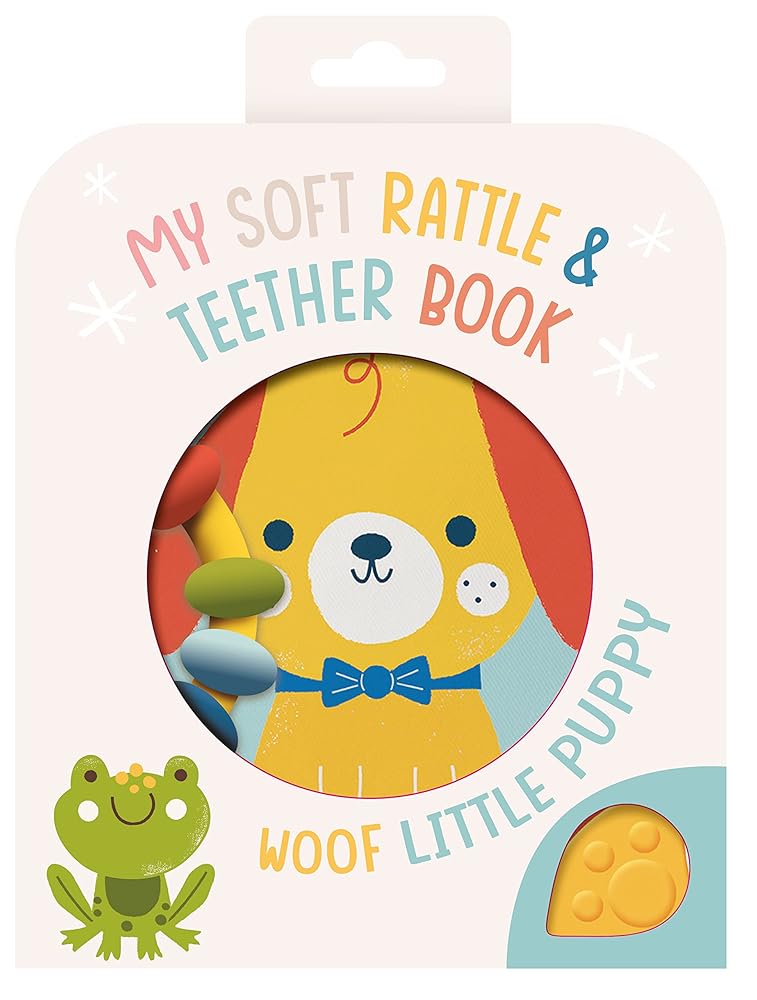 My soft rattle and teether book: Dog cover image
