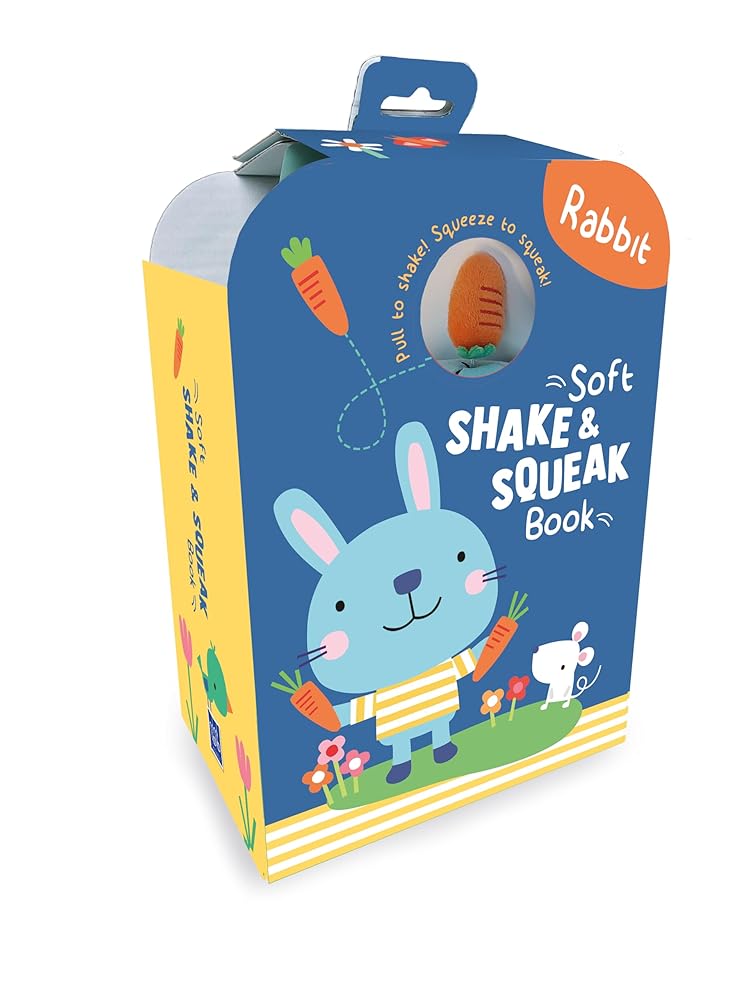 Soft shake & squeak book: Rabbit cover image